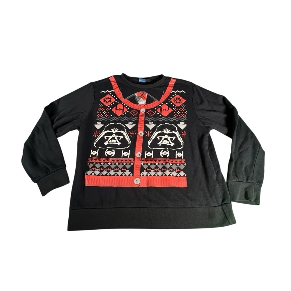 Star Wars Darth Vader Ugly Christmas Sweater Sweatshirt XL Holiday Black